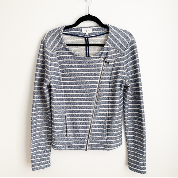 Lou & Grey Striped Cotton Blend Terry Moto… - Picture 2 of 5